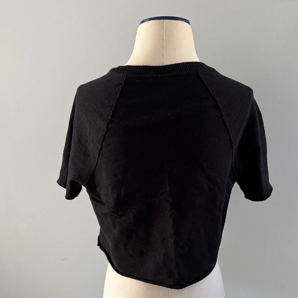 PINK Victoria's Secret Black Crop Top - Picture 4 of 4